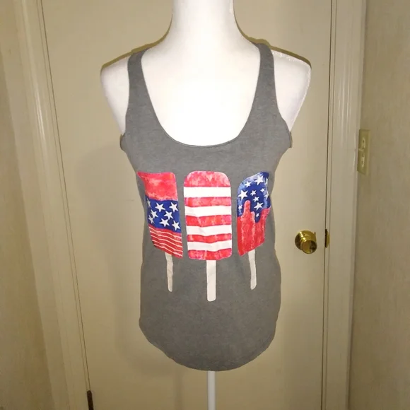❤️SheShow Popsicle Americana Tank Top - Picture 1 of 8